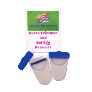 Horse trimmer and bot egg remover - Pack of two