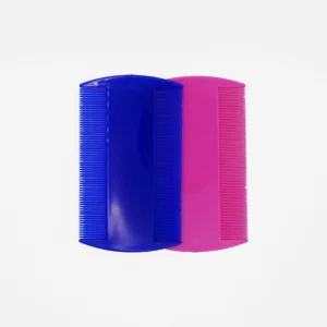 Plastic flea combs in packs of 2