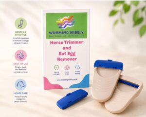 Horse trimmer and bot egg remover - Pack of two